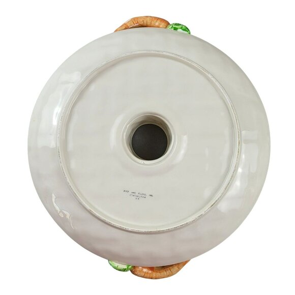 Fitz and Floyd Vintage Serving Plate with Detachable Bowl Vegetable Dish JH1570 - Picture 7 of 10